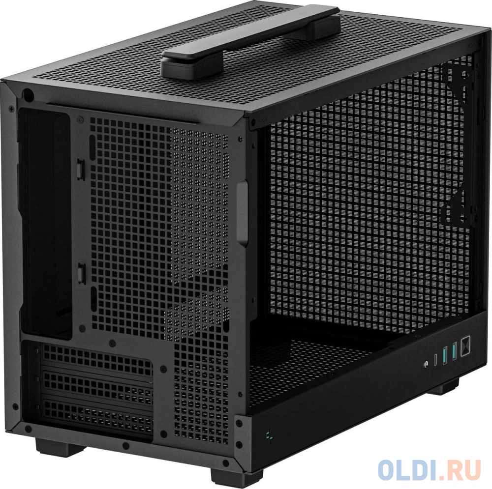 Корпус ПК без блока питания/ Deepcool Case CH160 Black