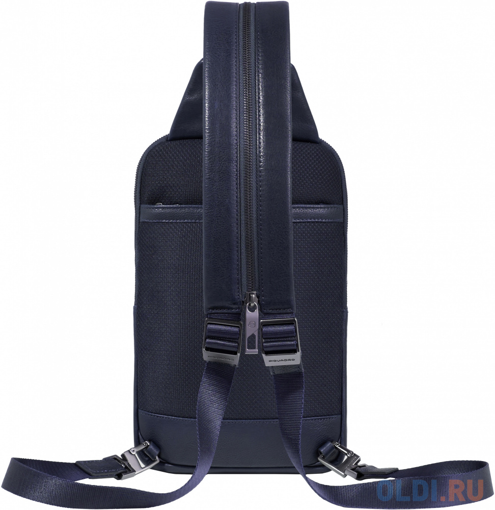 Рюкзак слинг Piquadro Carl CA5751S129/BLU темно-синий кожа