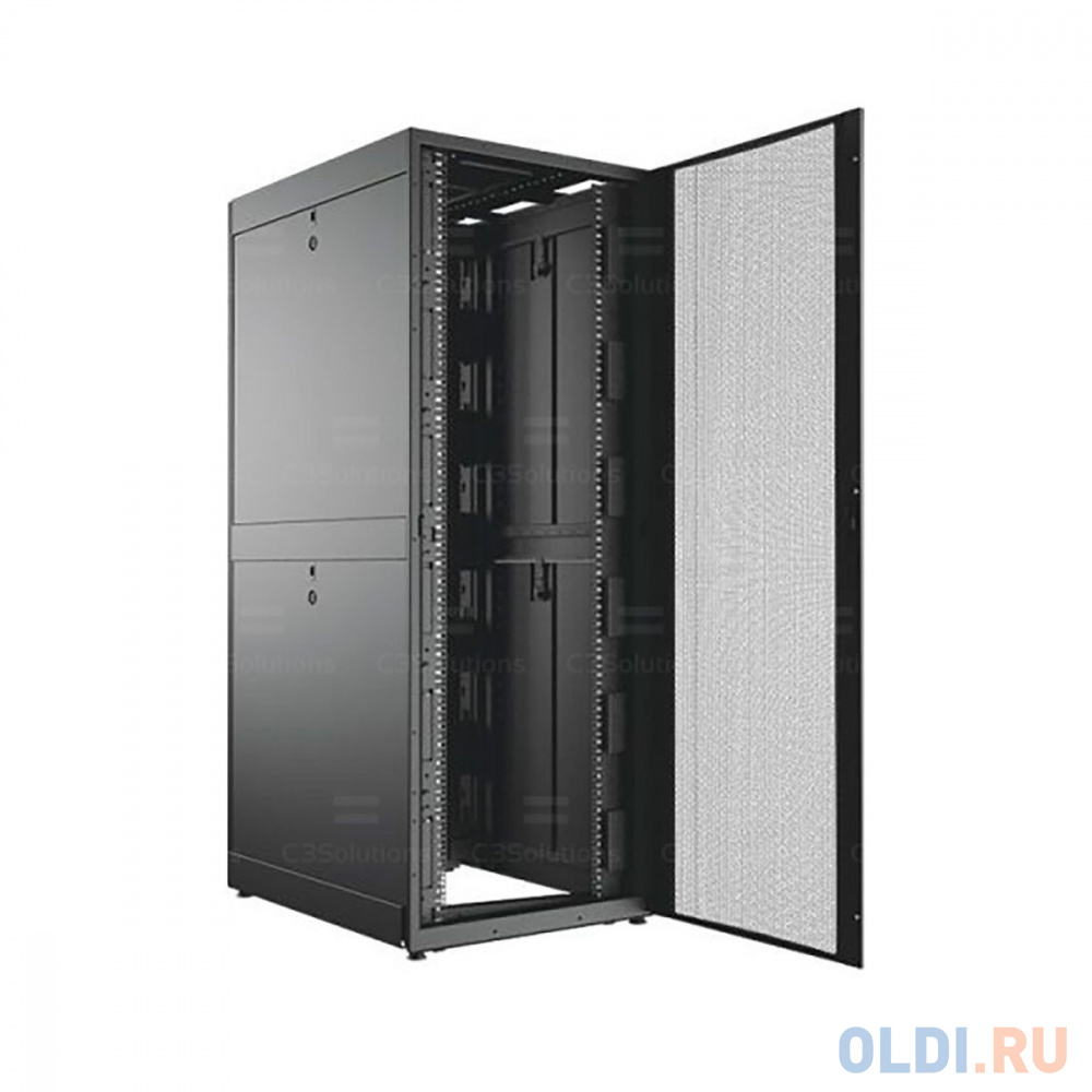 Шкаф серверный C3 C3.RF4209 42U 800*1200, черный, дверь перф 800*1200, черный, дверь перф