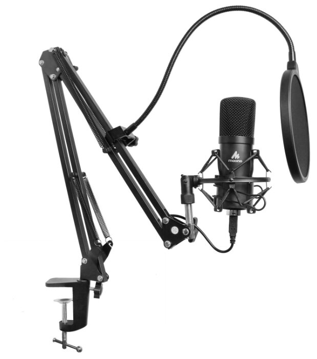Микрофон MAONO AU-A04, конденсаторный, черный (AU-A04)
