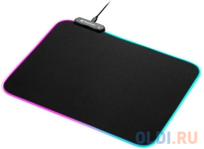 Игровой коврик для мыши Sharkoon 1337 RGB V2 360 (360 x 270 x 3 мм, RGB подсветка, текстиль, резина)