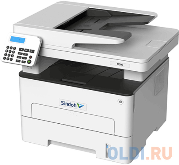 МФУ Sindoh M500 МОНОХРОМ А4,принтер/копир/сканер/факс 34 стр/мин,Wi-Fi. AirPrint,ADF 50(обязательна авторизация)