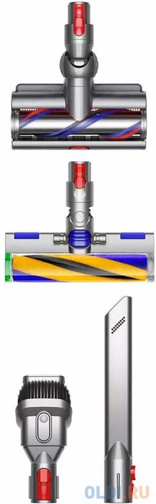 Вертикальный беспроводной пылесос Dyson V15 Detect Absolute SV47 (447033-01) 3-pin, цвет: серебристый в Москвe