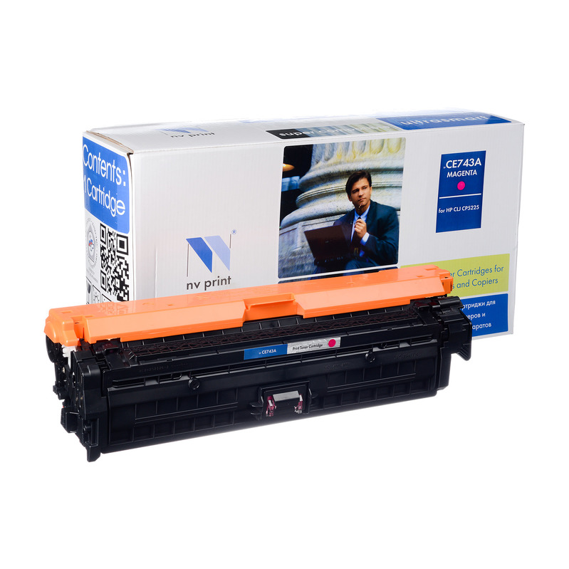 Картридж лазерный NV Print NV-CE743AM (307A), пурпурный, 7300 страниц, совместимый, для CLJP CP5225 / CP5225dn / CP5225n