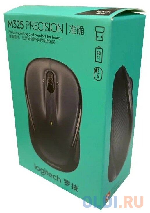 Мышь беспроводная Logitech M325s [910-006822] черный в Москвe