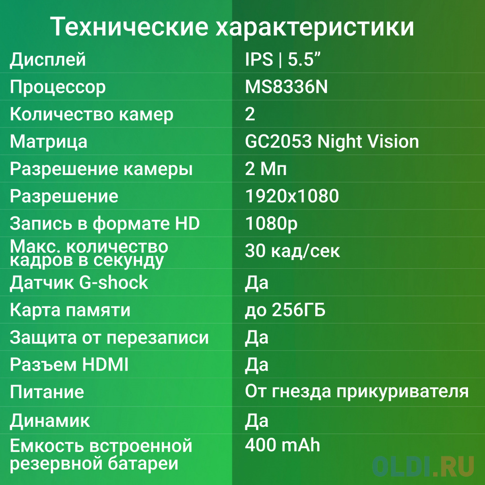 Видеорегистратор Digma FreeDrive 505 MIRROR DUAL черный 2Mpix 1080x1920 1080p 150гр. GPS MS8336N в Москвe