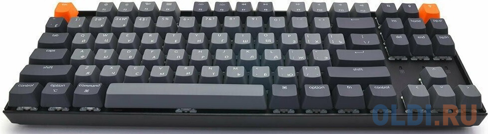 Беспроводная механическая клавиатура Keychron K8, TKL, алюминиевый корпус, White LED подсветка, Gateron Blue Switch в Москвe