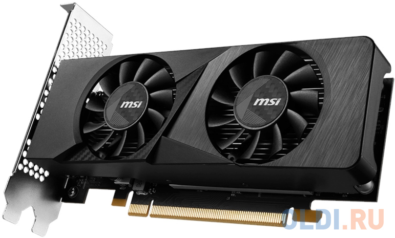 Видеокарта MSI RTX3050 LP 6GB GDDR6 96bit DP HDMI 2FAN RTL в Москвe