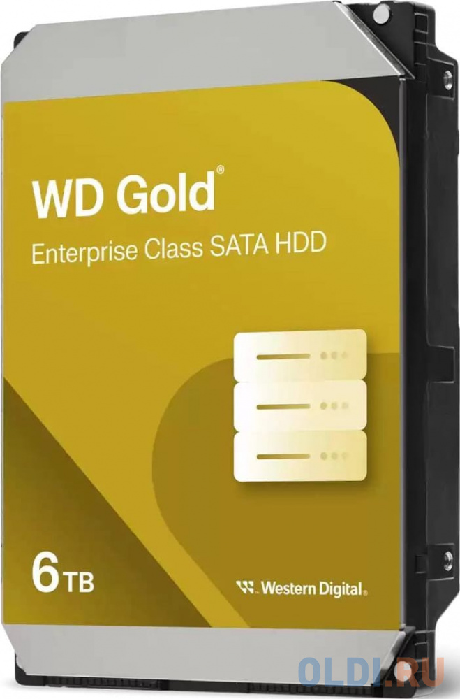 Жесткий диск WD SATA-III 6TB WD6004FRYZ Desktop Gold 512E (7200rpm) 256Mb 3.5"