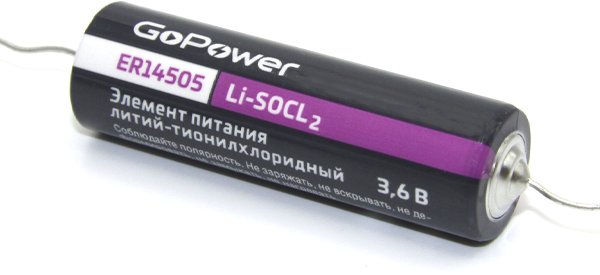 Батарея GoPower АА (ER14505), 3.6V, 1 шт. (00-00024060)