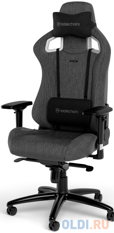 Кресло для геймеров Noblechairs EPIC TX чёрный серый