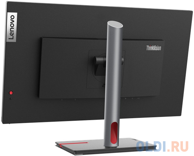 МОНИТОР 27" Lenovo ThinkVision T27h-30 Black с поворотом экрана  (IPS,2560x1440,4 ms,178°/178°,350 cd/m,1000:1,99% sRGB,