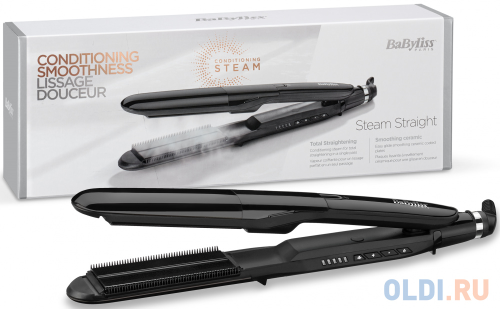 Выпрямитель для волос Babyliss ST492E черный [режимов-5, покрытие-керамическое]