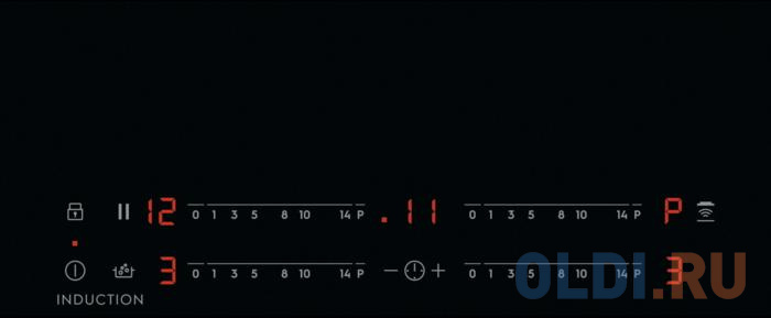 Варочная панель индукционная Electrolux EIS62443 черный