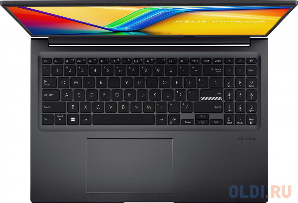 Ноутбук Asus VivoBook 16 X1605VA-MB915 Core i5 13500H 32Gb SSD512Gb Intel Iris Xe graphics 16" IPS WUXGA (1920x1200) noOS black WiFi BT Cam (90NB