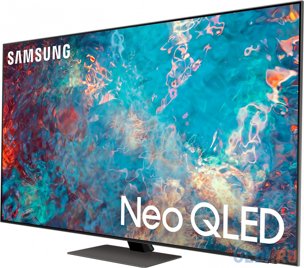 Телевизор QLED Samsung 75" QE75QN87AAUXRU Q серебристый 4K Ultra HD 120Hz DVB-T2 DVB-C DVB-S2 USB WiFi Smart TV (RUS)