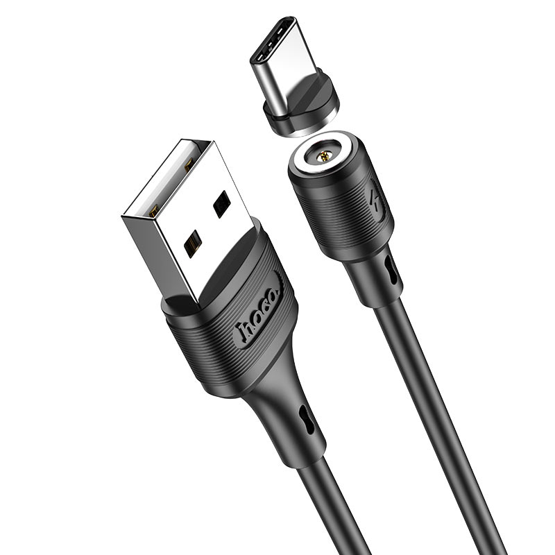 Аксессуар Hoco Magnetic X52 USB - Type-C 1m Black 6931474735546 в Москвe