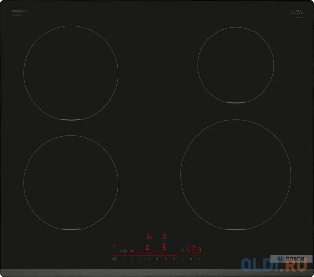 Индукционная варочная поверхность Bosch PIE631HB1E черный в Москвe