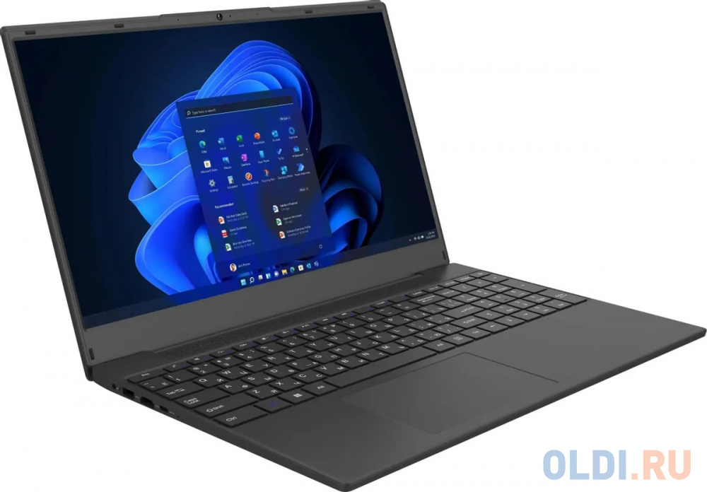 Ноутбук IRU Калибр 15TLG Core i3 1115G4 8Gb SSD512Gb Intel UHD Graphics G4 15.6" IPS FHD (1920x1080) Free DOS black WiFi BT Cam 4000mAh (1987983)