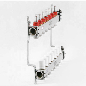 Коллекторная группа Uni-Fitt 1''х3/4'' 7 выходов с расходомерами и термостатическими вентилями (450I4307)
