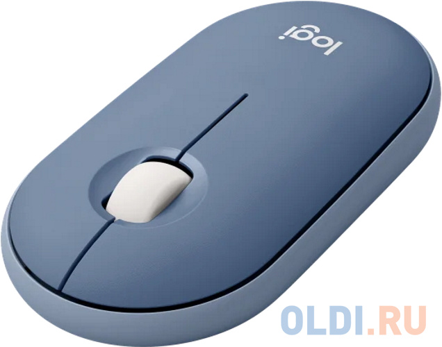 Мышь/ Logitech M350 Pebble Bluetooth Mouse - BLUEBERRY