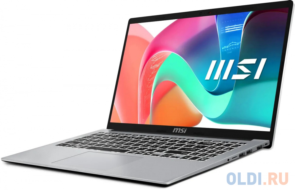 Ноутбук MSI Modern 15 F13MG-087XRU Core i5 1335U 16Gb SSD1Tb Intel Iris Xe graphics 15.6" IPS FHD (1920x1080) Free DOS silver WiFi BT Cam (9S7-15 в Москвe