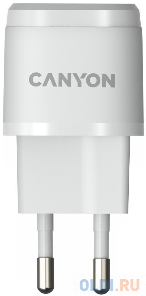 Canyon, PD 20W Input: 100V-240V, Output: 1 port charge: USB-C:PD 20W (5V3A/9V2.22A/12V1.66A) , Eu plug, Over- Voltage ,  over-heated, over-current and в Москвe