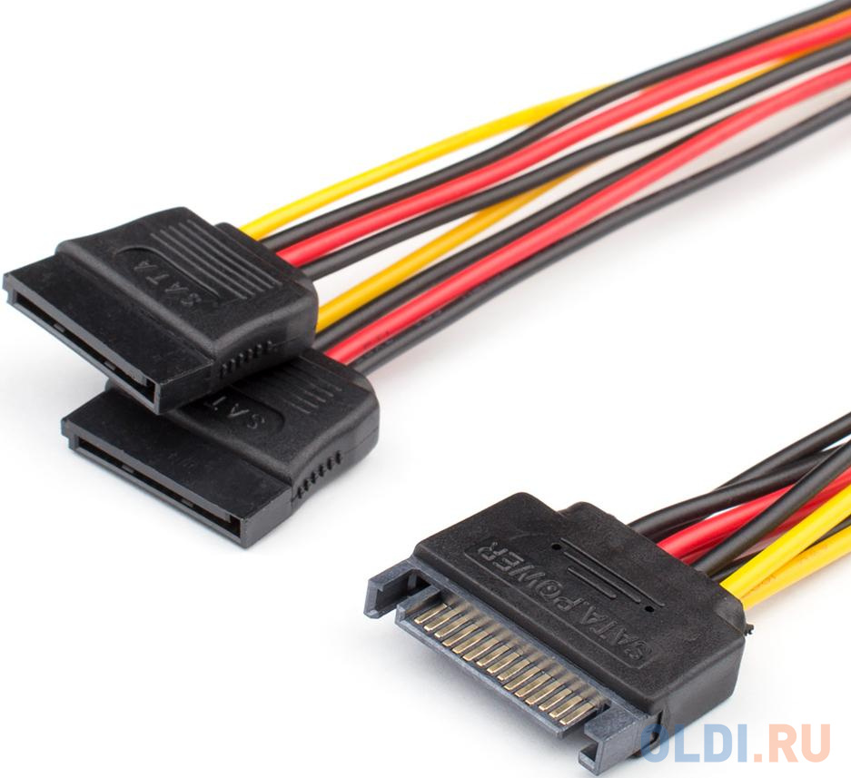 Кабель Sata power <=> 2 x Sata power 0.2 м (медный) в Москвe