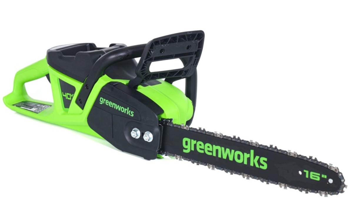 Аккумуляторная пила цепная GreenWorks GD40CS20XK4 (1хАКБ 4 Ач И ЗУ) 2008807UB
