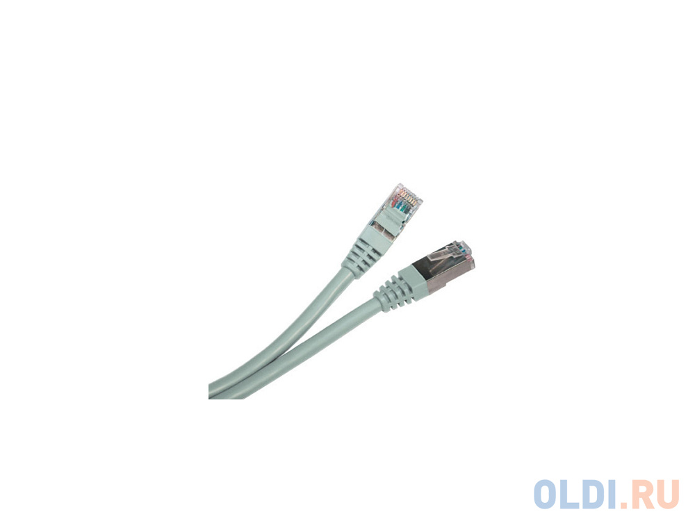 Патч-корд UTP 5E категории 0.5м Hyperline PC-LPM-UTP-RJ45-RJ45-C5e-0.5M-LSZH-GY серый