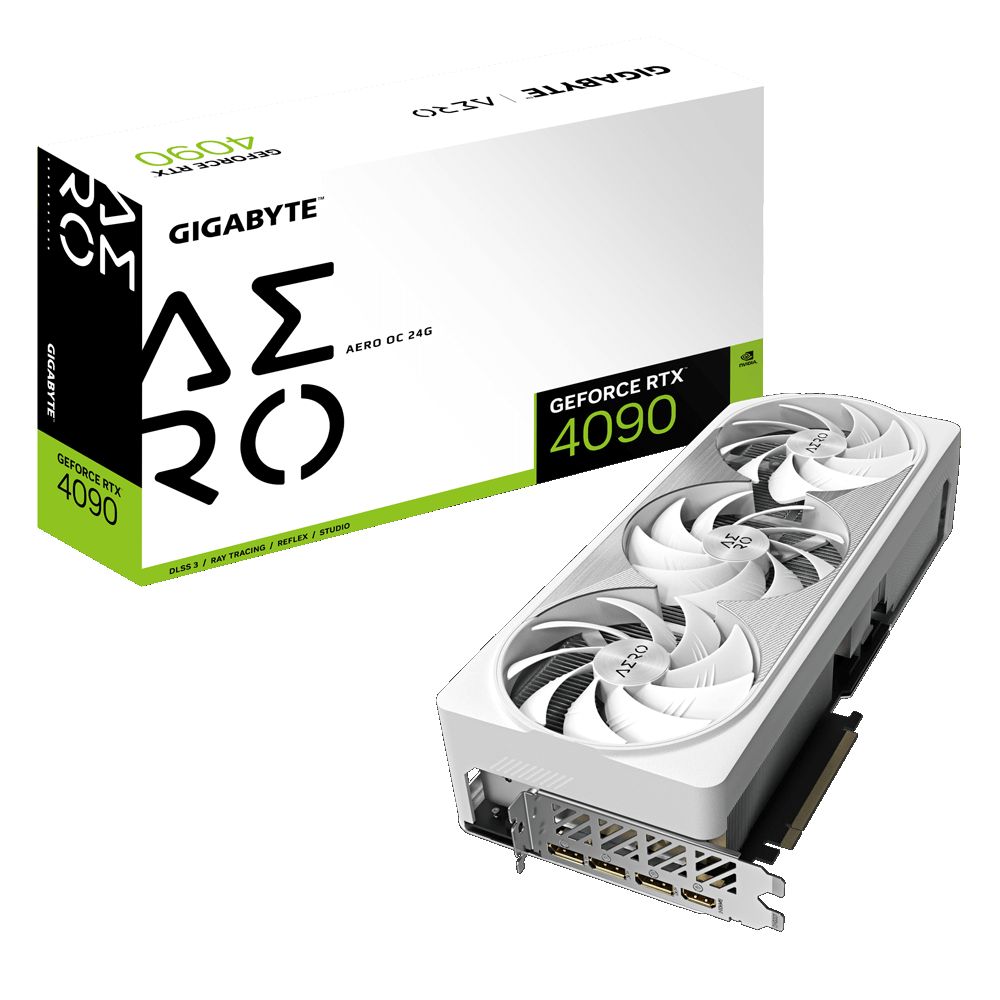 Видеокарта GigaByte RTX 4090 AERO OC 24G (GV-N4090AERO OC-24GD)