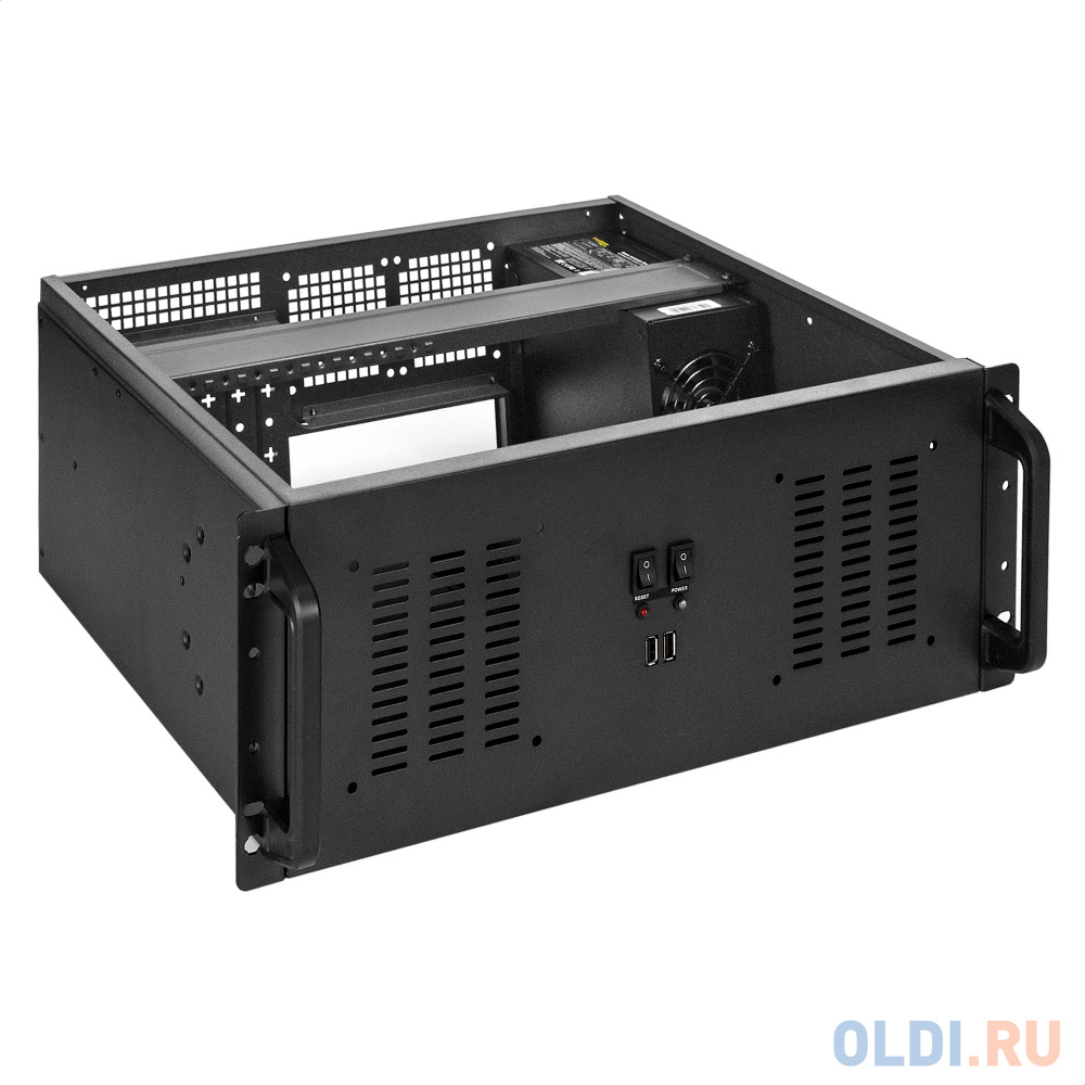 Серверный корпус ExeGate Pro 4U350-02 <RM 19", высота 4U, глубина 350, БП 400ADS, 2*USB>