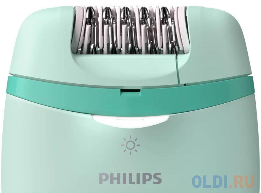 Эпилятор Philips BRP529/00 скор.:2 насад.:1 от аккум. зеленый