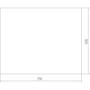 Зеркало Mixline Диамант 75х53,5 с подсветкой (4620001982356)