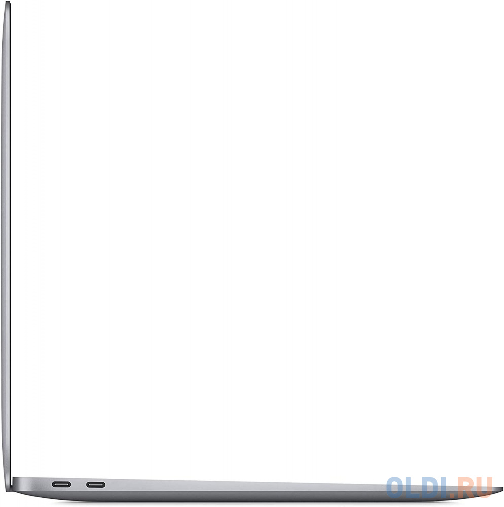 Ноутбук Apple MacBook Air A2337 M1 8 core 8Gb SSD256Gb/7 core GPU 13.3" IPS (2560x1600)/ENGKBD Mac OS grey space WiFi BT Cam