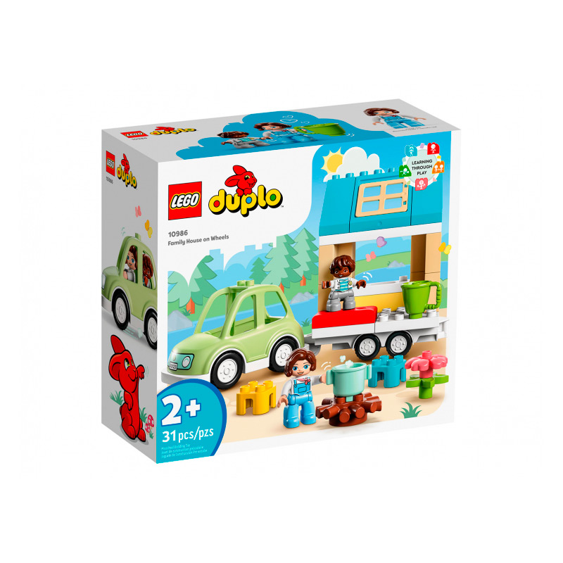 Конструктор Lego Duplo Семейный дом на колесах 31 дет. 10986