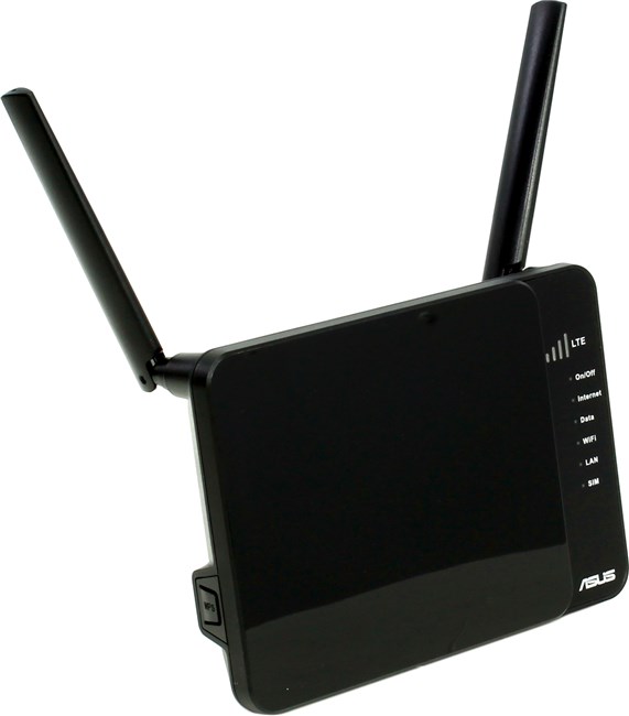 Wi-Fi роутер ASUS 4G-N12, 802.11n, 2.4 ГГц, до 300 Мбит/с, LAN 3x100 Мбит/с, WAN 1x100 Мбит/с, внешних антенн: 2x2dBi, внутренних антенн: 3 x2dBi (90IG0570-BM3200)