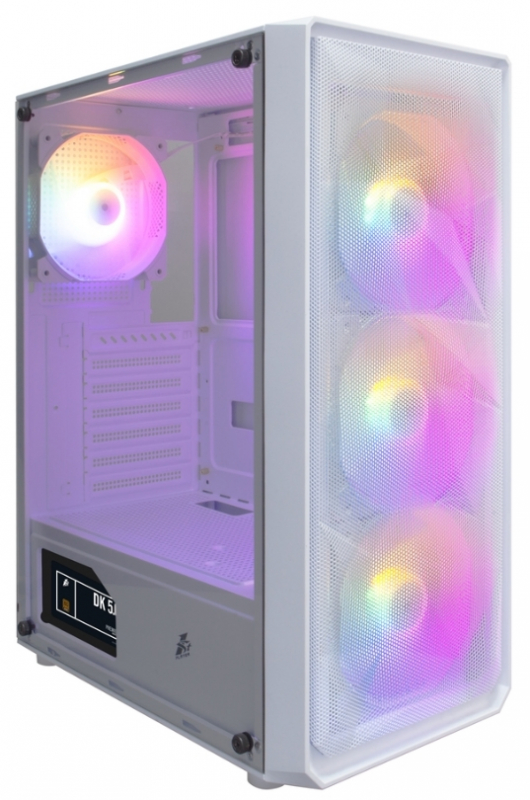 Корпус 1stPlayer FD3 White FD3-WH-4F1-W