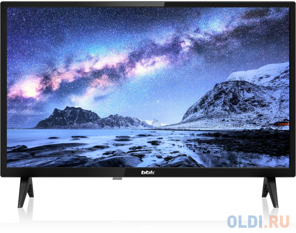 Телевизор LED BBK 24" 24LEM-1008/T2C (B) черный HD 50Hz DVB-T DVB-T2 DVB-C USB (RUS)