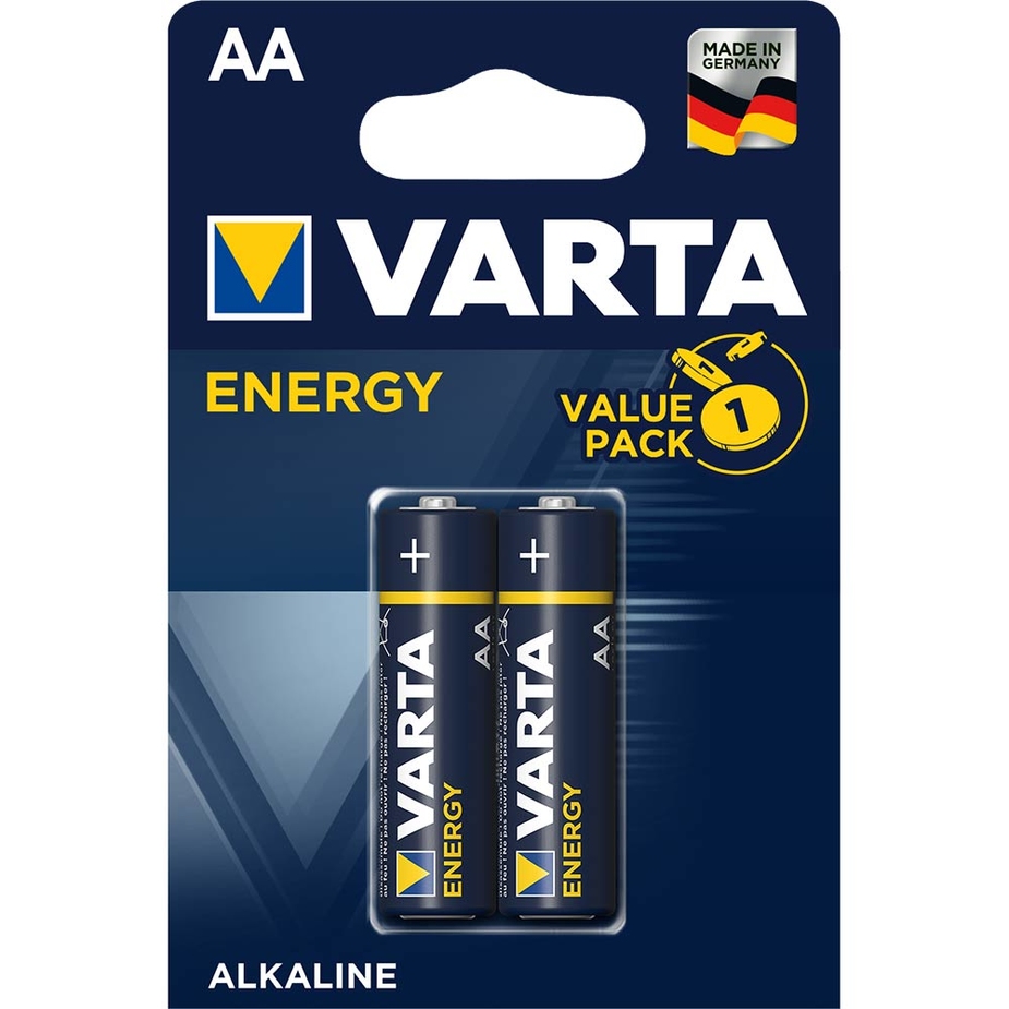 Батарея Varta Energy, AA (LR6), 1.5V, 2шт. (04106229412)