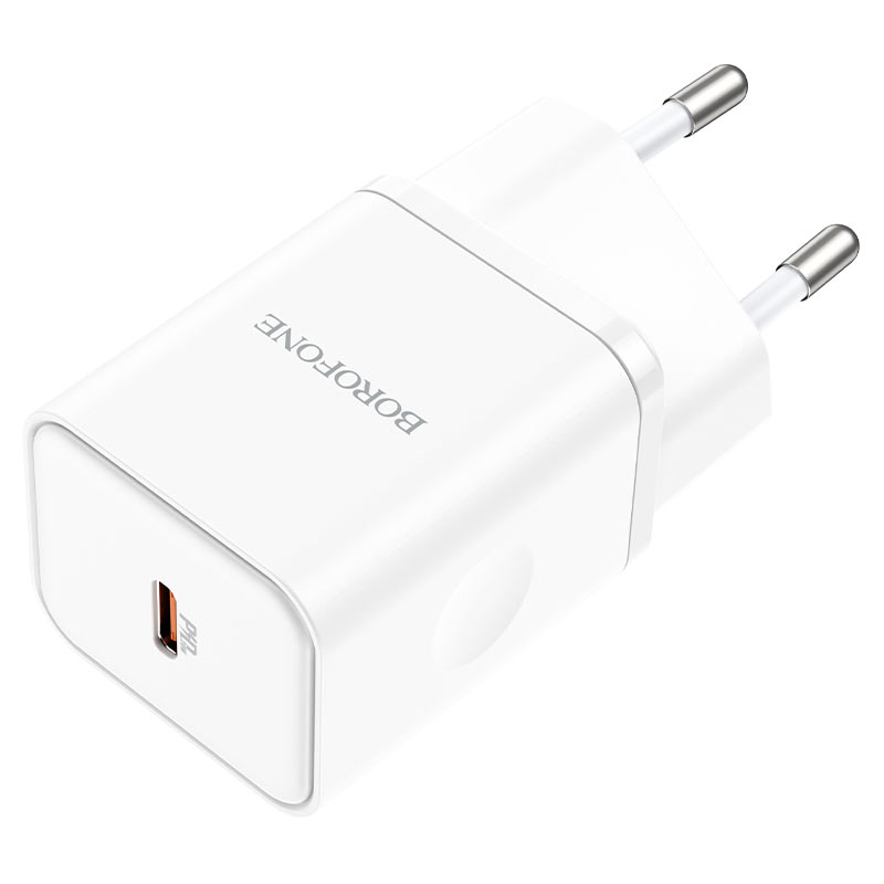 Зарядное устройство Borofone BN6 Field 1xUSB-C PD20W 3A White 6974443384291