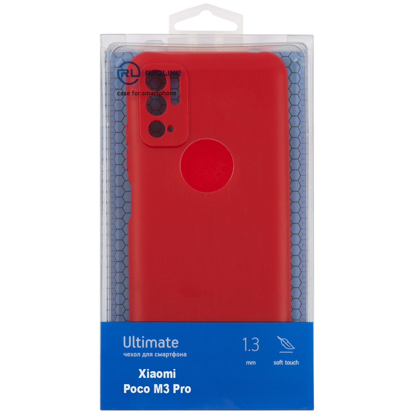Чехол защитный Red Line Ultimate для Xiaomi Poco M3 Pro, красный УТ000025423