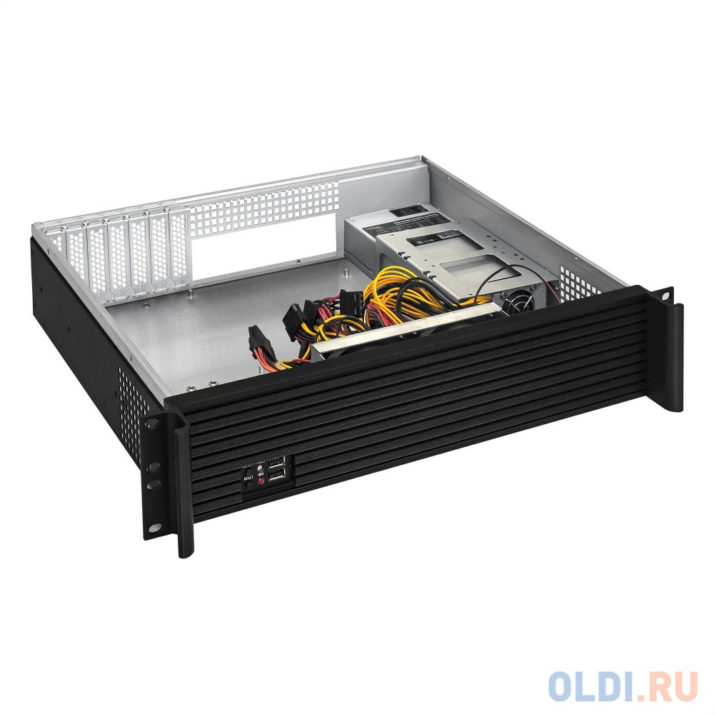 Серверный корпус ExeGate Pro 2U350-01 <RM 19", высота 2U, глубина 350, БП 1U-800ADS, USB>