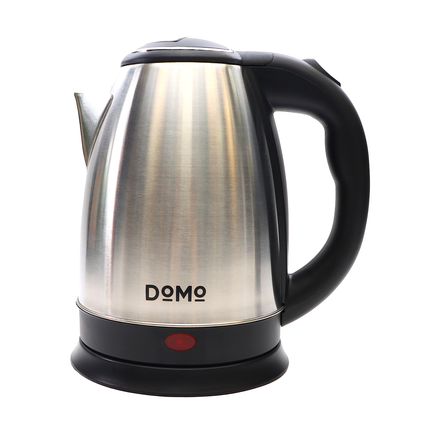 Чайник DOMO SML1801 2л. 1.6 кВт, металл/пластик, серебристый/черный (SML1801M)