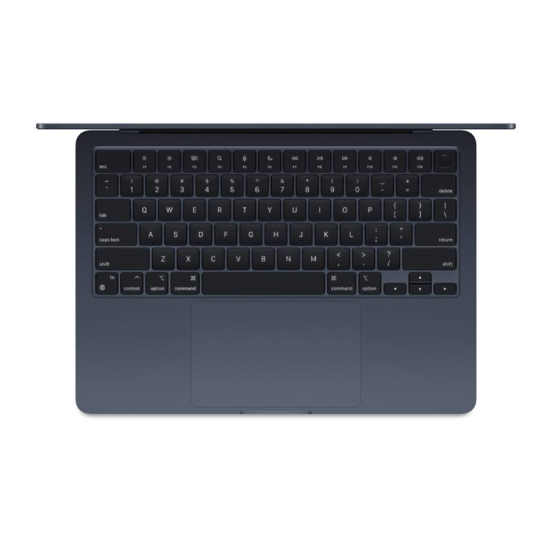 Ноутбук APPLE MacBook Air 13 (2024) (Английская раскладка клавиатуры) Midnight MRXV3 (Apple M3/8192Mb/256Gb SSD/Wi-Fi/Bluetooth/Cam/13.6/2560x1664/Mac OS)