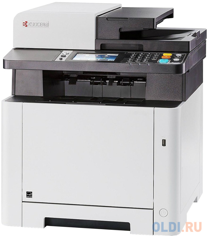 Kyocera ECOSYS M5526cdw, P/C/S/F, цв.лазерный, A4, 26 стр/мин, 1200x1200 dpi, 512 Мб, USB 2.0, Network, Wi-Fi, лоток 250 л., Duplex, автопод., старт.т