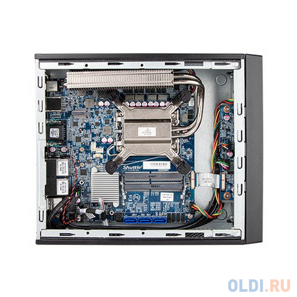 Платформа системного блока Shuttle XH610V Intel H610, LGA1700, 12/13 gen, TDP 65w c крышкой  HDMI2.0,DP,VGA/Intel Giga LAN+2.5G LAN/Mini -ITX/USB