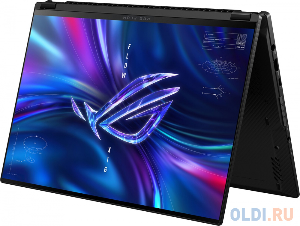 Ноутбук Asus ROG Flow GV601VV-NF045 Core i9 13900H 16Gb SSD1Tb NVIDIA GeForce RTX4060 8Gb 16" IPS Touch WQXGA (2560x1600) Free DOS black WiFi BT