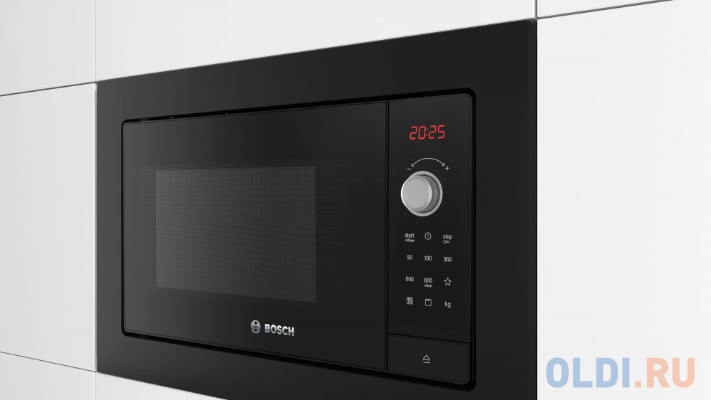 Микроволновая печь Bosch BEL653MB3 25л. 800Вт черный (встраиваемая) в Москвe