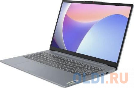 Ноутбук Lenovo IP3 Slim 15IRH8 15.6" FHD IPS, Intel Core i5-13420H, 8Gb, 512Gb SSD, no OS, FP, Backlit, серый (83EM007LP